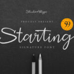 Starting Font Poster 1