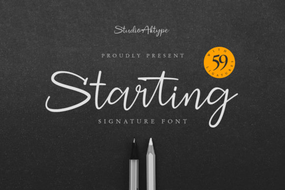 Starting Font Poster 1