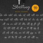 Starting Font Poster 11