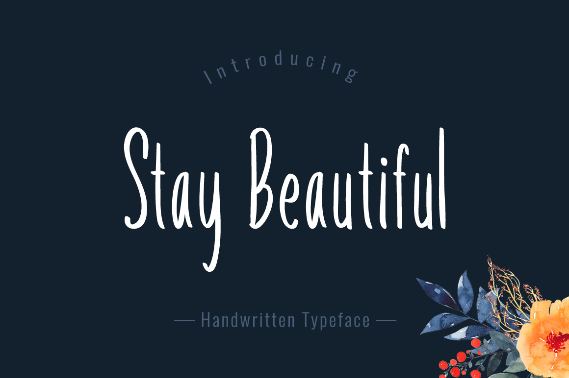 Stay Beautiful Font