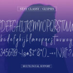 Stay Classy Font Poster 4