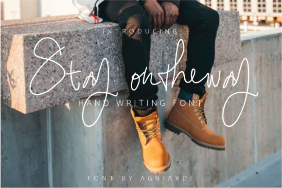 Stay Ontheway Font Stay Ontheway Font Poster 1