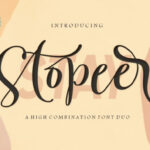 Stay Stopeer Duo Font Poster 1