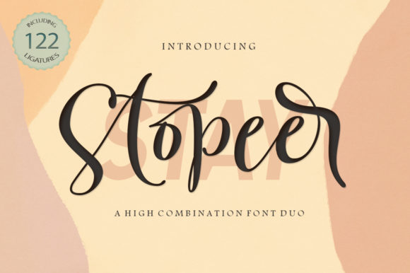 Stay Stopeer Duo Font Poster 1