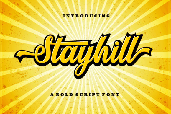 Stayhill Font Poster 1