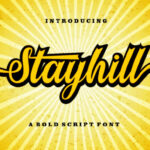 Stayhill Font Poster 8