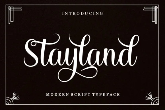Stayland Font Stayland Font Poster 1
