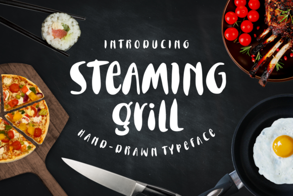 Steaming Grill Font