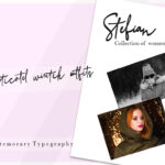 Stefian Script Font Poster 9