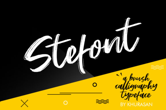 Stefont Font Poster 1