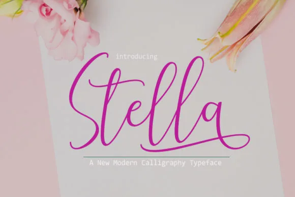 Stella Font Poster 1