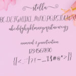 Stella Font Poster 4