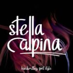 Stella Alpina Font Poster 1