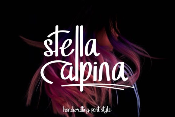 Stella Alpina Font Poster 1