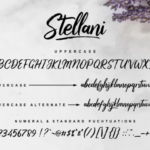 Stellani Font Poster 2