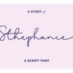 Stephanie Font Poster 1