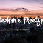 Stephanie Freetype Font Poster 1