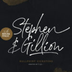 Stephen & Gillion Font Poster 1