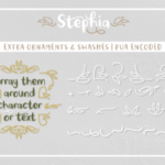 Stephia Font Poster 2