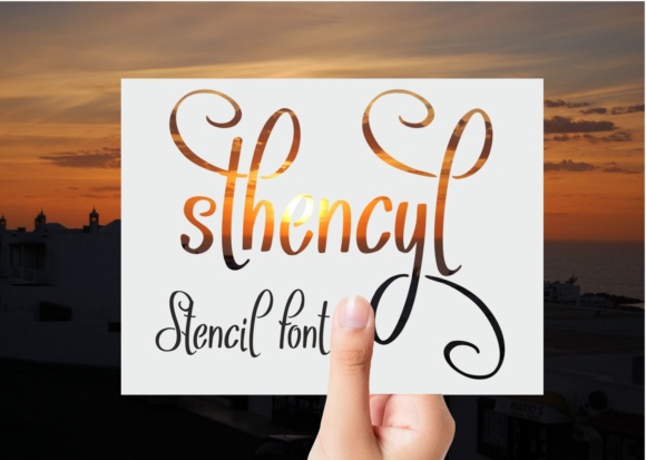 Sthencyl Font Poster 1