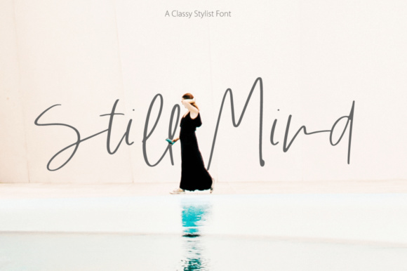 Still Mind Font Poster 1