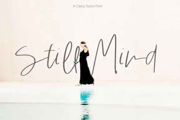 Still Mind Font Still Mind Font Poster 1