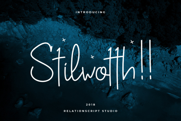 Stilwotth Font Poster 1