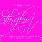 Stingkie Font Poster 1