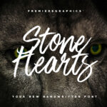 Stone Hearts Font Poster 1