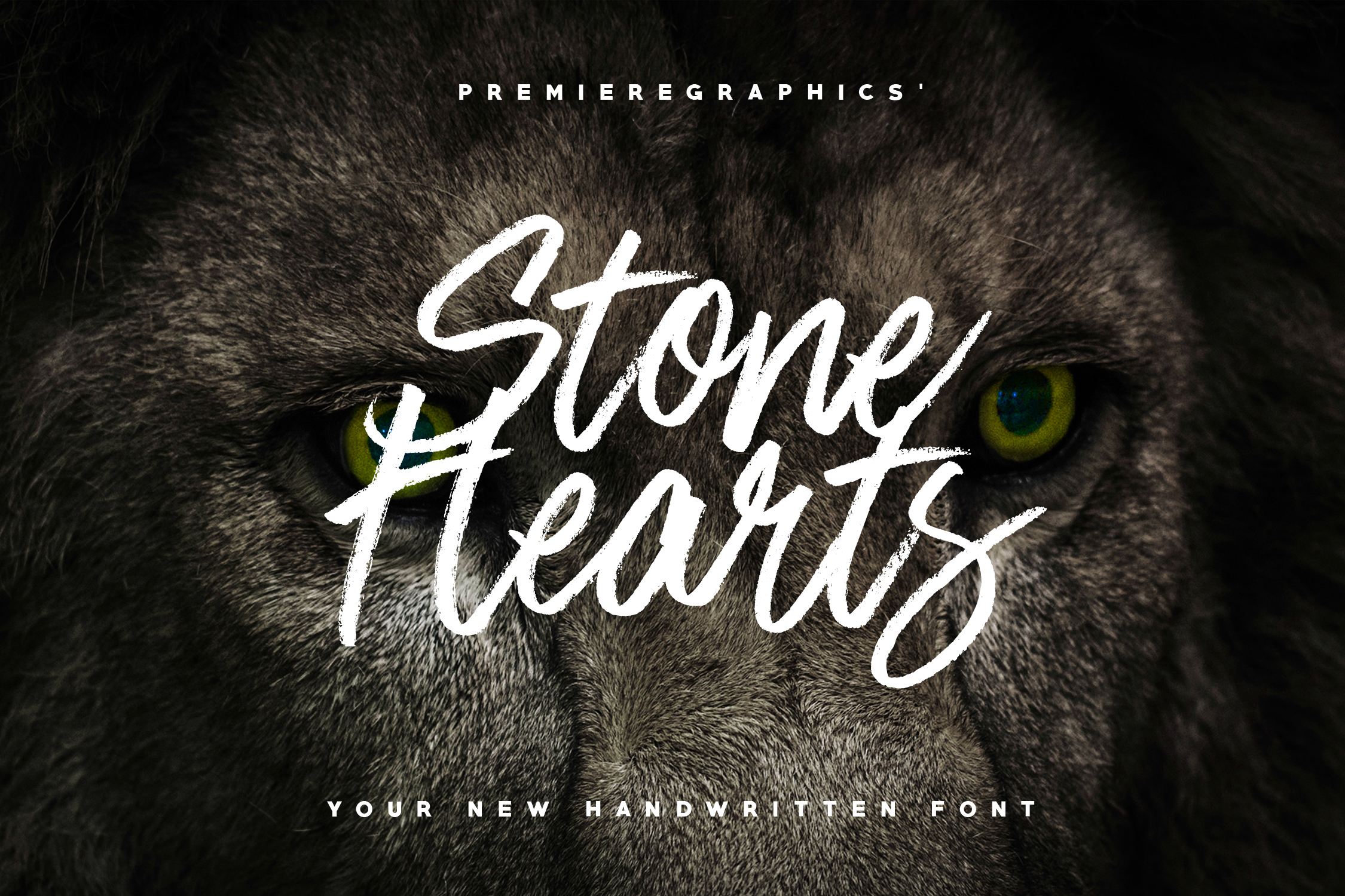 Stone Hearts Font Poster 1