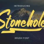 Stonehole Font Poster 1