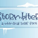 Stormbiter Font Poster 1
