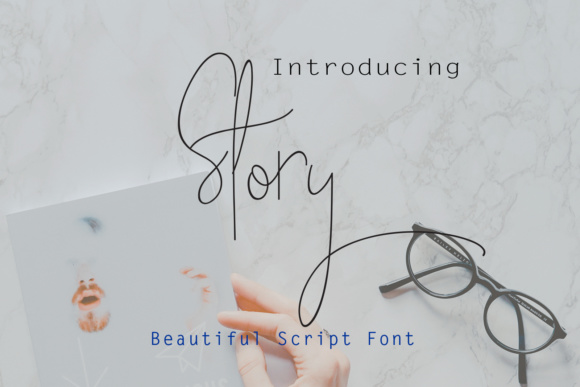 Story Font Poster 1