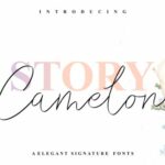 Story Camelon Font Poster 1
