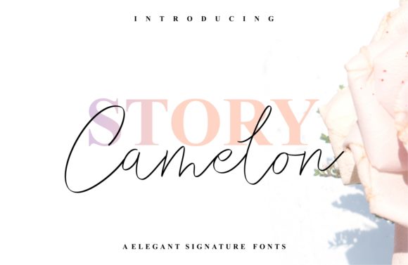 Story Camelon Font Poster 1
