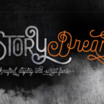 Story Dream Script Font Poster 1