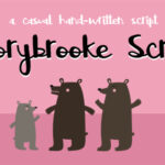 Storybrooke Script Font Poster 1