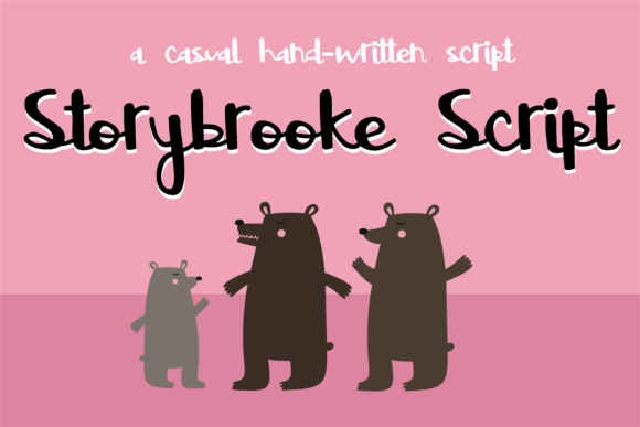 Storybrooke Script Font Poster 1