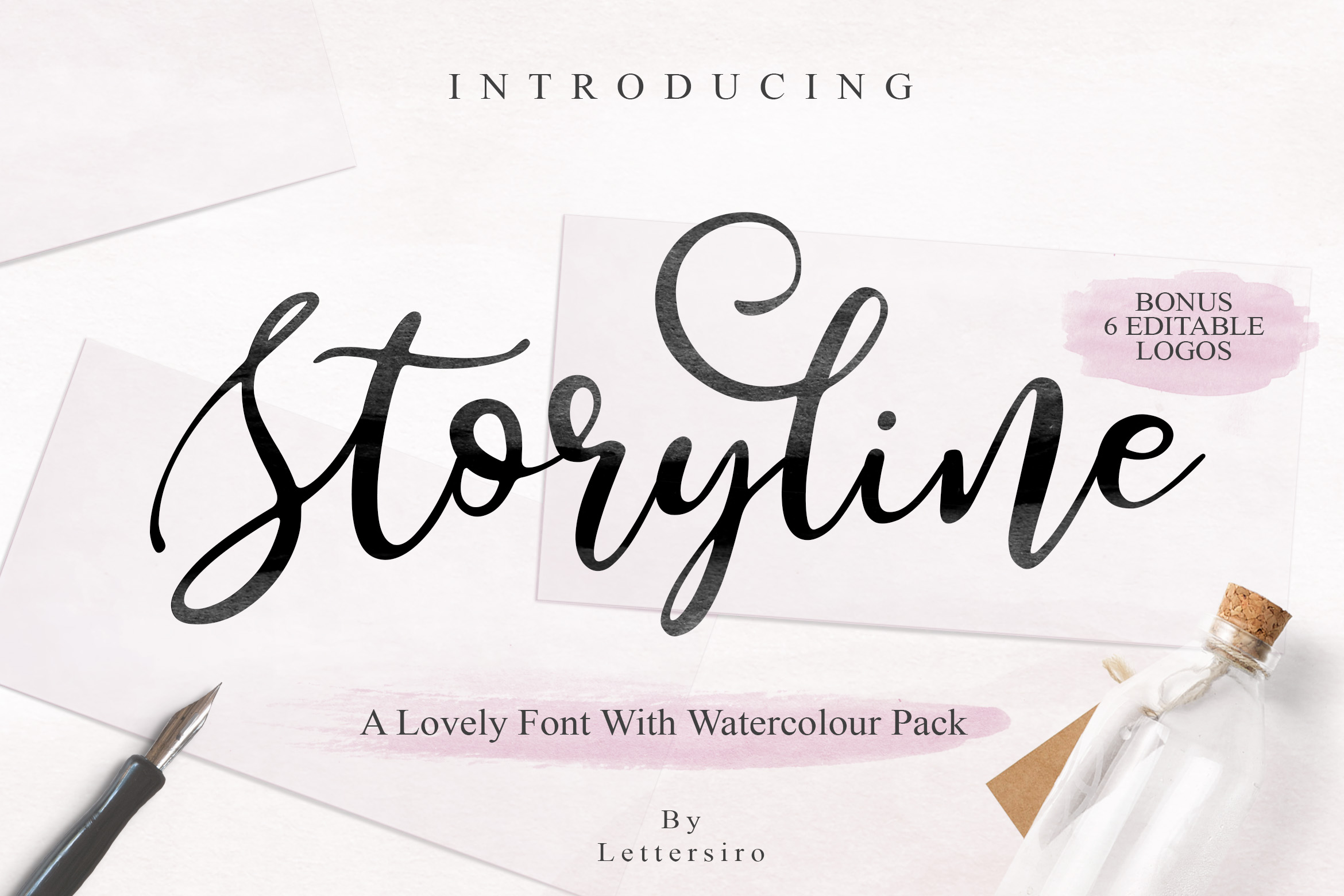 Storyline Font Poster 1