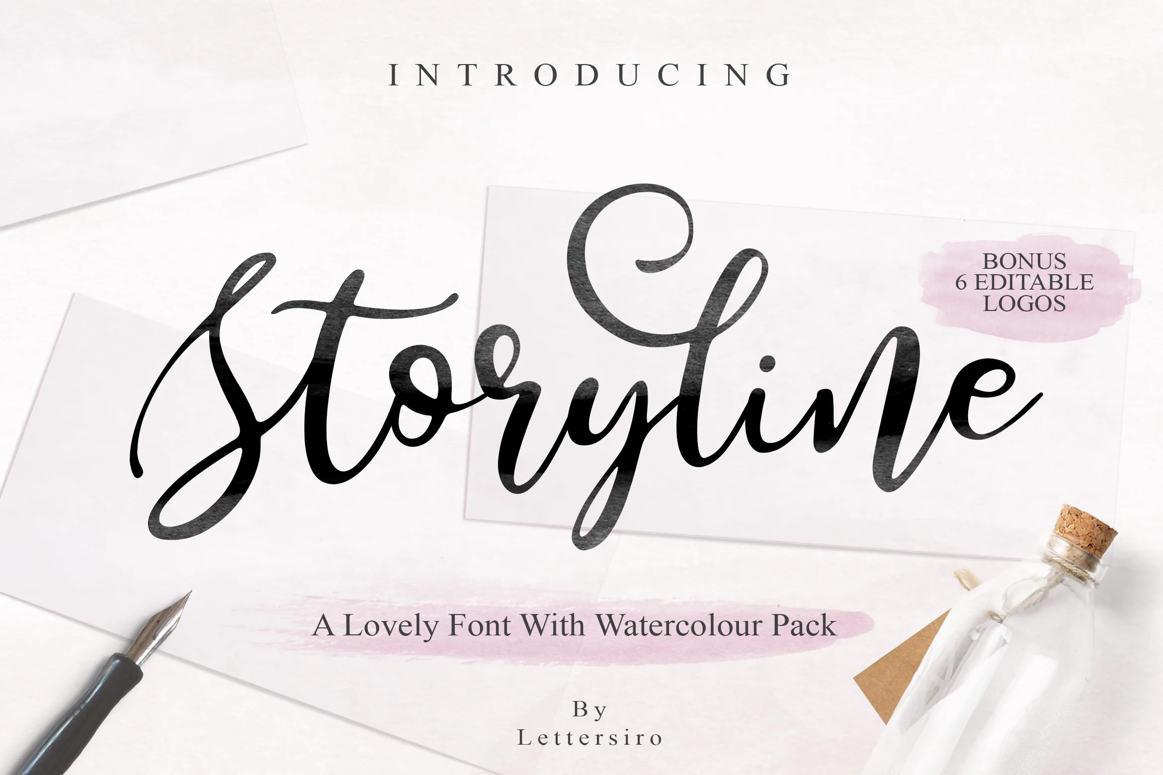 Storyline Font Storyline Font Poster 1