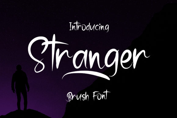 Stranger Font Poster 1