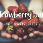 Strawberry Jam Font Poster 1