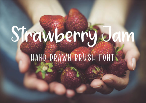 Strawberry Jam Font Poster 1