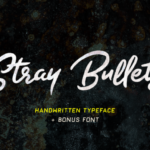 Stray Bullets Font Poster 1