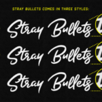 Stray Bullets Font Poster 2