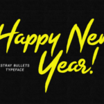 Stray Bullets Font Poster 9