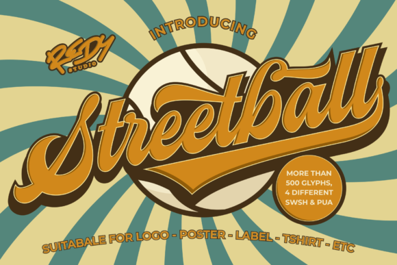 Streetball Font Poster 1