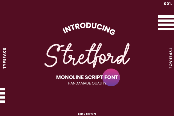 Stretford Font Poster 1