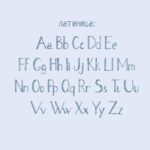 Stripe Font Poster 3