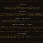 Striped King Font Poster 8